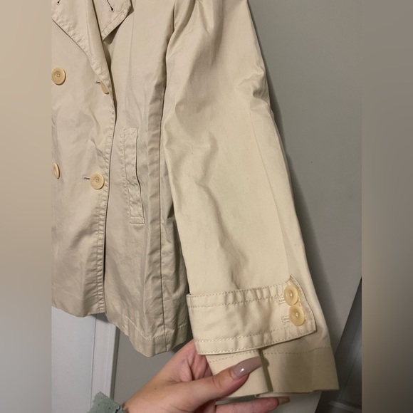 Banana Republic Short Trench Button Up Jacket - Picture 3 of 8